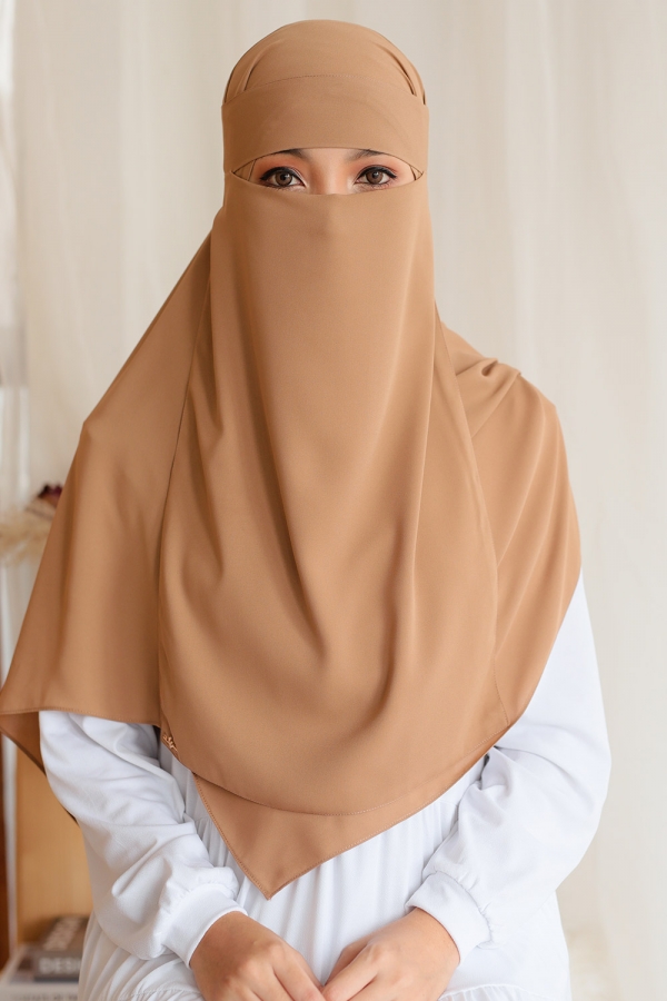 Everyday Niqab - Cinnamon Brown Everyday Niqab - Cinnamon Brown